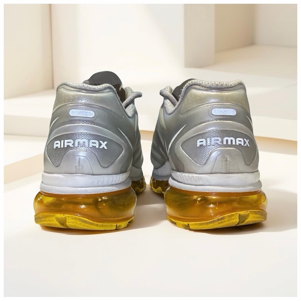 Nike Air Max+ 2010 Livestrong Silver Gold Running Sneakers | Women's 9.5 - Picture 9 of 13